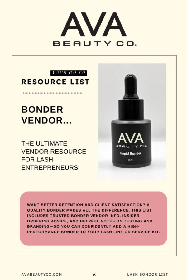 Lash Bonder Vendor List