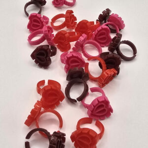 Disposable Glue Rings for Lash Extensions – Precision Bonding Tool for Lash Artists - 100pc.